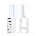 Mirrored Design Melamine Dressing Table